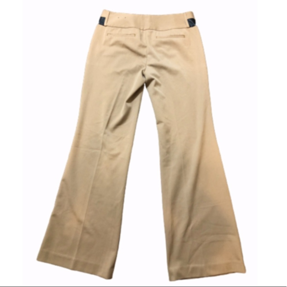 EXPRESS FLAIRE LEG EDITOR TAN PANTS SZ 10 - Picture 6 of 9